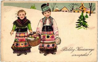 Christmas, folklore, litho (EK)