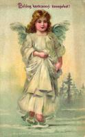 Christmas, angel, litho (EK)