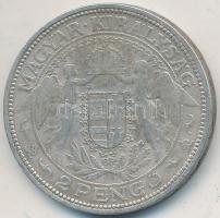 1932. 2P Ag "Madonna" T:2-,3
Adamo P7