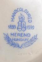 Herendi Rothschild mintás kis tálka, kézzel festett, hibátlan, jelzett, d: 10 cm