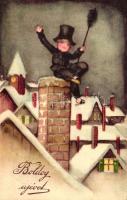 New Year, chimney sweeper (Rb)