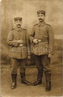 1914 WWI German soldiers, group; Emil Strober Photo-Atelier photo