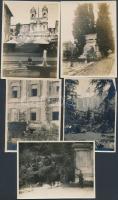 cca 1920 Régi fotók: Bozen: Hotel, Firenze, Roma / Vintage photos from Western Europe 11x8 cm