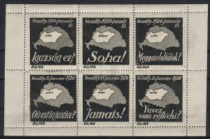 1920 Elma "Igazság ez?" irredenta kisív