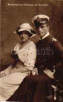 Kapitänleutnant Otto Weddigen with his wife