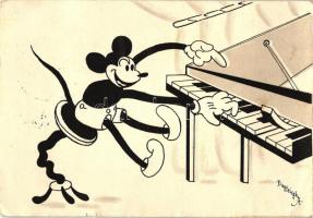 Mickey mouse, piano s: Bisztriczky (fa)