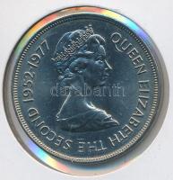 Gibraltár 1977. 25P Cu-Ni "II. Erzsébet uralkodásának ezüst jubileuma" T:1
Gibraltar 1977....