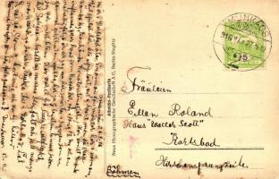 1916 Munkács, Hadikórház kórterme / Military hospital interior, photo