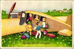 Name day, children, airplane (fa)