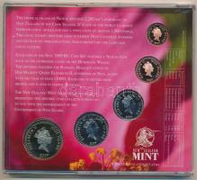 Niue 2009. 5c - 1$ (5xklf) fémpénz szett dísztokban T:BU
Niue 2009. 5 Cents - 1 Dollar (5xdiff) coin...