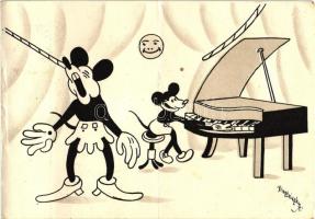 Mickey Mouse, piano s: Bisztrickzy (fa)