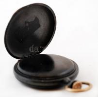 Díszes számlapú Musette zsebóra, működik