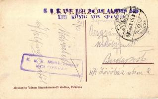 Désakna, M. Kir. sóbányahivatal, templom; Moskovitz Vilmos fűszerkereskedéső kiadása / salt mine off...