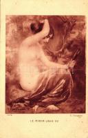 Le miror Louis XV, erotic art postcard s: Fougerat