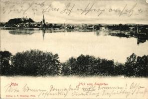 Plön, Seegarten; Verlag von F. Henning