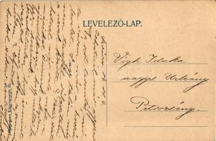 Szászváros, Vásár utca, Göncz és Németh János kereskedései / Marktgasse / market street with shops (...