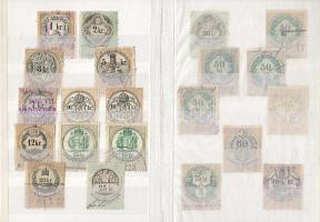 1863-1898 70 db illetékbélyeg új albumban