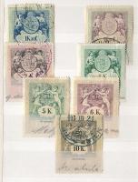 1863-1898 70 db illetékbélyeg új albumban