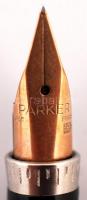 Aranyozott Parker töltőtoll, saját dobozában, leírással