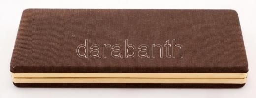 Aranyozott Parker töltőtoll, saját dobozában, leírással