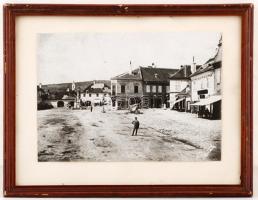 Pavetiti: Kőszeg, jelzett, üvegezett keretben, későbbi nagyítás, 17x21cm