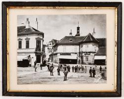 Pavetiti: Kőszeg, jelzett, üvegezett keretben, későbbi nagyítás, 17x21cm