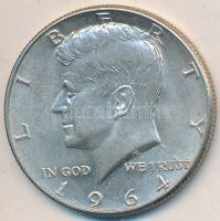 Amerikai Egyesült Államok 1964. 1/2$ Ag "Kennedy" T:2
USA 1964. 1/2 Dollar Ag "Kenned...