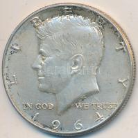 Amerikai Egyesült Államok 1964. 1/2$ Ag "Kennedy" T:2
USA 1964. 1/2 Dollar Ag "Kenned...