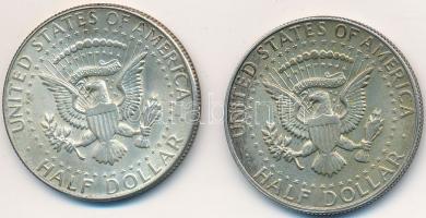 Amerikai Egyesült Államok 1968. 1/2$ Ag Kennedy (2x) T:2 USA 1968. 1/2 Dollar Ag Kennedy (2x) C:XF