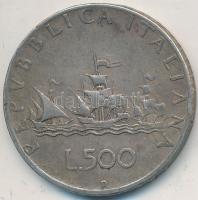Olaszország 1958R 500L Ag "Kolumbusz hajói" T:2-
Italy 1958R 500 Lire Ag "Columbus ...