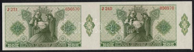 1940. 2P vízszintes összefüggő pár! T:I