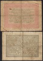 1848. kis hagyaték tétel "Kossuth-bankó" 1Ft,2Ft,5Ft,10Ft (2x) T:III,III/IV,IV