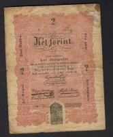 1848. kis hagyaték tétel "Kossuth-bankó" 1Ft,2Ft,5Ft,10Ft (2x) T:III,III/IV,IV