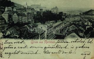 Karlovy Vary, Frantiskovy Lazne / Karlsbad, Franzensbad - 30 mainly pre-1945 postcards, mixed qualit...