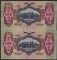 1930. 100P "*" "Szálasi" (4x) egymásutáni sorszámokkal T:I