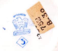 Acuincumi porcelánok: kis váza, mini kaspó, madárka, jelzettek, hibátlanok, összesen: 3 db