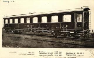 MÁV 1. és 2. osztályú vagon / Hungarian State Railways, wagon