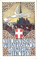 1911 Wien, XXIII. Deutscher Philatelisten 15. Bundestag / 23th German Philatelist day, 5 Heller Ga. (EK)