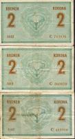 1914. 2K (5x) T:III+,III