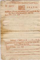 Velencei Köztársaság / Republik Venetien 1712. Fuvar megrendelő / Fuhre Bestellungsformular