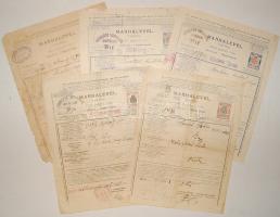 1901-1917 5db marhalevél
