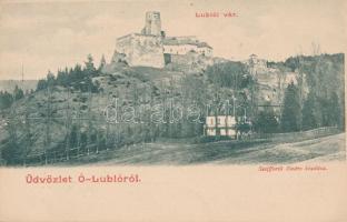 Ólubló, vár; Szeifferth Endre kiadása / castle