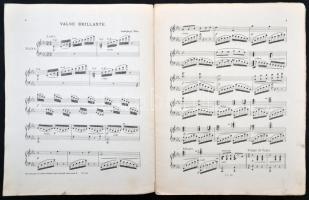 1896 Kotta a zeneszerző, Vendéghegyi Géza saját kézzel írt ajánlásával az Operaház pénztárnokának