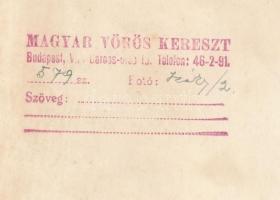cca 1935 Budapest, a Magyar Vöröskereszt báli közönsége, hátoldalon pecséttel, 17x23 cm