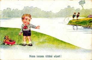 Nem iszom többé vizet! / Pissing, humour, children (fa)