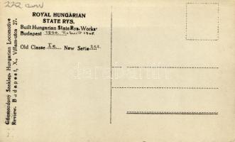 MÁV gőzmozdony alkatrész, MÁV gyár belső / Hungarian State Railways, Old Classe Ie New Serie 222.  l...