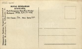 MÁV gőzmozdony alkatrész, MÁV gyár belső / Hungarian State Railways, Old Classe Ie New Serie 222.  l...