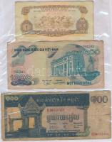 Vietnam / Kambodzsa 20db klf bankjegy albumban T:vegyes
Vietnam / Kambodia 20pcs of mixed banknotes ...