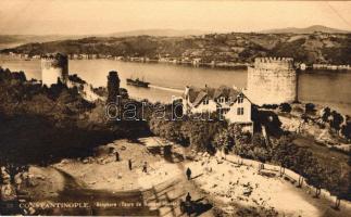 Constantinople, Bosphorus, Roumeli-Hissar towers