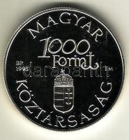 1995. "Régi dunai hajók III-Hableány" 1000Ft Ag T:PP Díszdobozban, tanúsítvánnyal!
